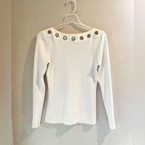 Belldini sweater (white), size large